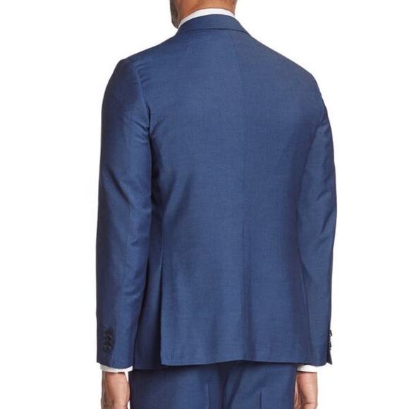 SAVILE ROW CO Brixton Extra Trim Fit Suit Jacket Size 38S - Picture 2 of 9